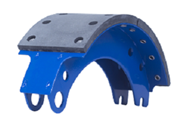 АККОР Колодка тормозная штампованно-сварная с накладками